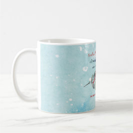 Caneca De Café Eucalyptus Cardinals Watercolor Memorial de Natal