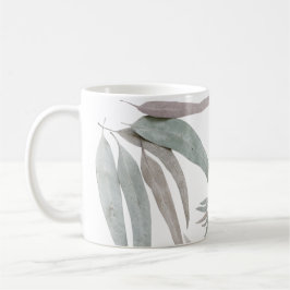 Caneca De Café Eucalyptus deixa padrão