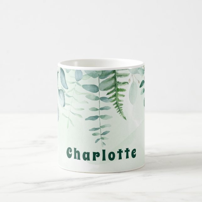Caneca De Café Eucalyptus greenery Foliage (Centro)