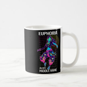 Caneca De Café Euforia É Meu Nome Médio Energia Rave