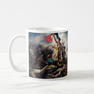 Caneca De Café Eugene Delacroix - Liberdade Liderando o Povo