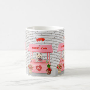 Caneca De Café Eurasier Dia de os namorados Cachorro Beijando Boo