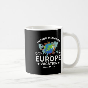 Caneca De Café Europa Férias 2025 Memórias do Fazer Holida