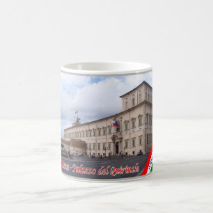 Caneca De Café Europa - Itália - Lácio - Roma - Palácio Quirinal 