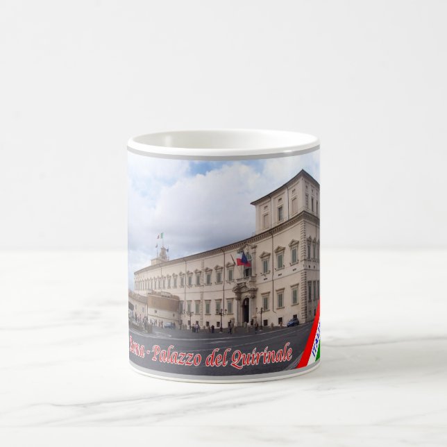 Caneca De Café Europa - Itália - Lácio - Roma - Palácio Quirinal  (Centro)