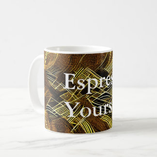 Caneca De Café Eva 6 Abstract Design Classic Mug