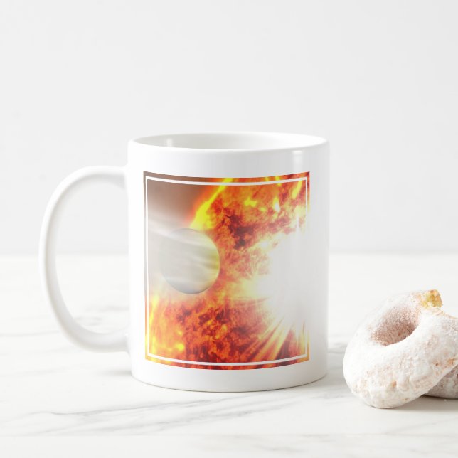 Caneca De Café Evaporação da atmosfera de Hd 189733b (Com Donut)