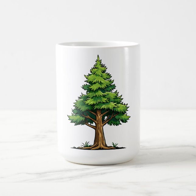 Caneca De Café Evergreen forest (Centro)