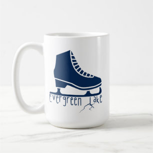 Caneca De Café Evergreen Lake, Colorado Ice Skating