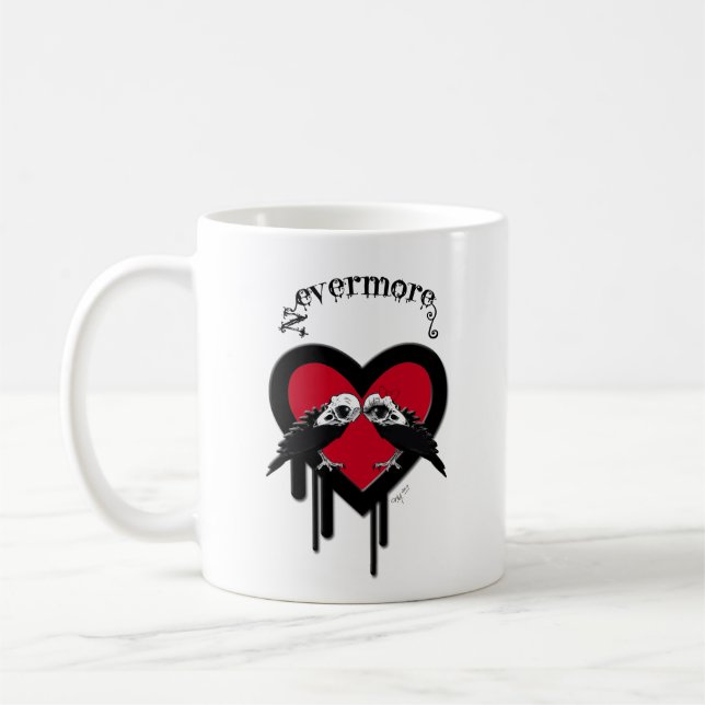 Caneca De Café Evermore (Carta Preta) (Esquerda)