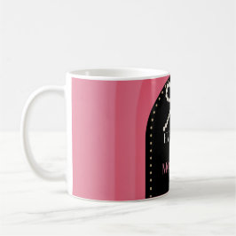 Caneca De Café Everyday is Mothers Day Elegance Pink Bow Mug