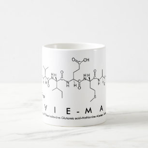Caneca De Café Evie-Mae Peptide name mug