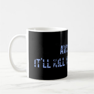 Caneca De Café Evite a vida
