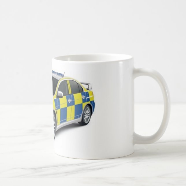 Caneca De Café evo do lanceiro de mitsubishi da polícia (Direita)
