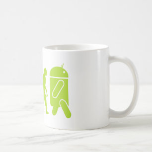 Caneca De Café Evolução Androide