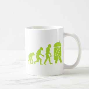 Caneca De Café Evolução Androide