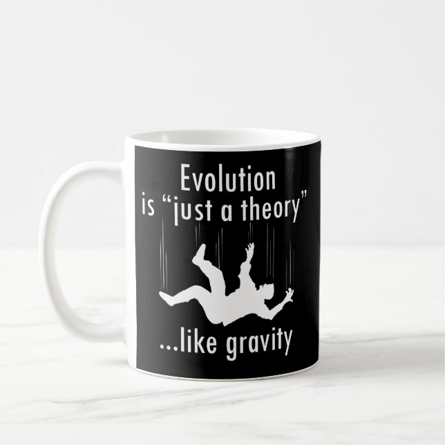 Caneca De Café Evolução apenas uma teoria (Esquerda)