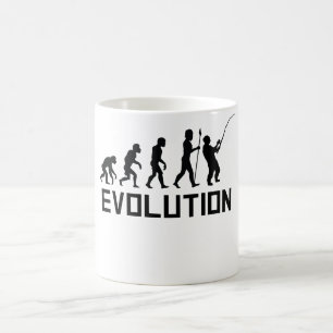 Caneca De Café Evolução da pesca