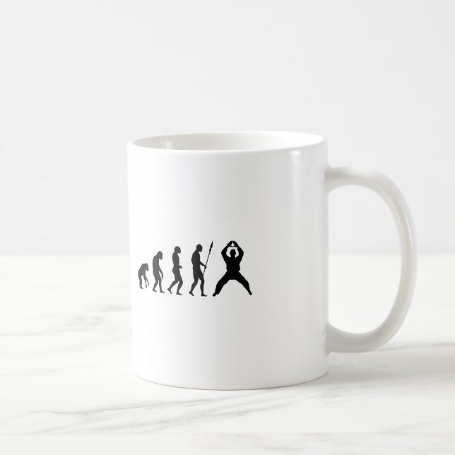 Caneca De Café evolução das artes marciais 2 (Direita)