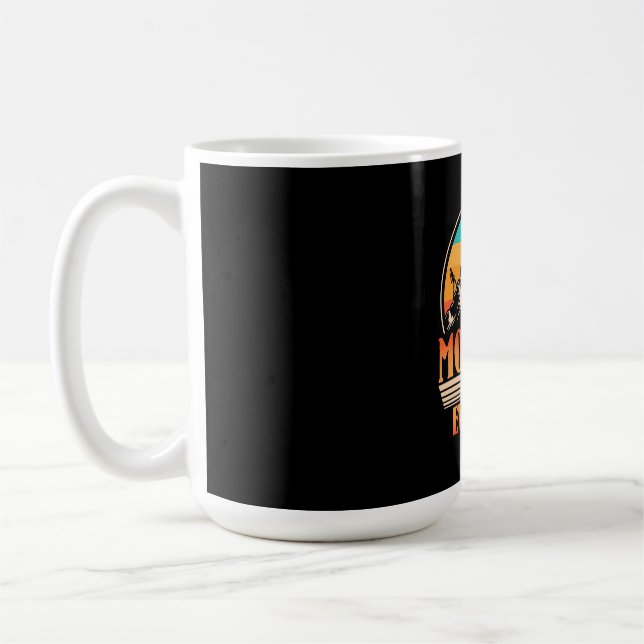 Caneca De Café Evolução das bicicletas de montanha (Esquerda)