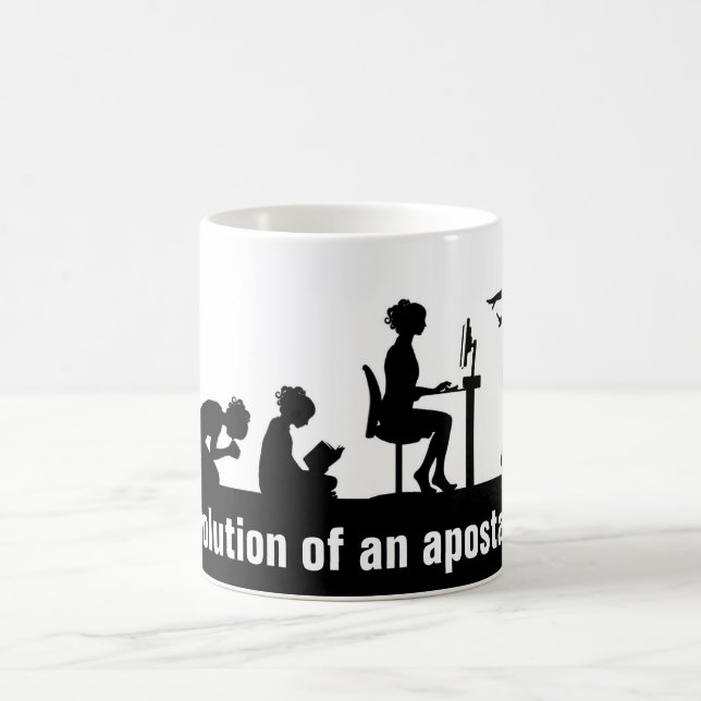 Caneca De Café "Evolução de um Apostato" (Centro)