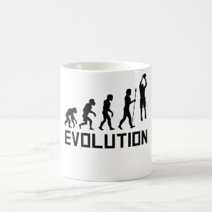 Caneca De Café Evolução do basquetebol