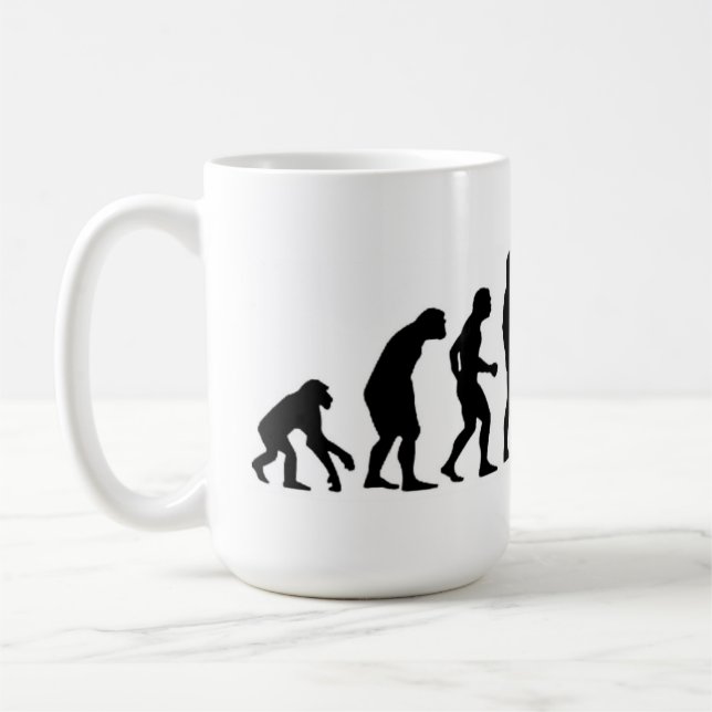 Caneca De Café Evolução do computador (Esquerda)