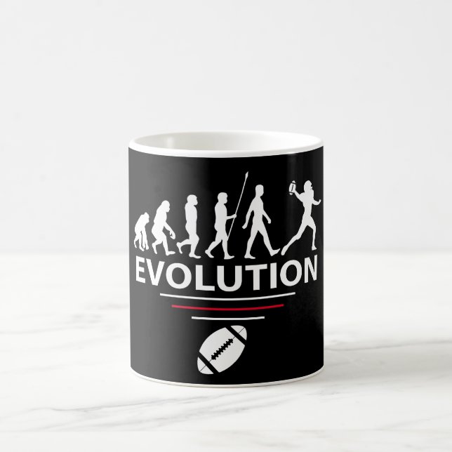 Caneca De Café Evolução do futebol (Centro)