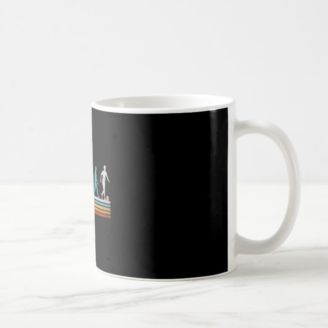 Caneca De Café Evolução do Futebol Retrô Presente Para Jogadoras  (Direita)