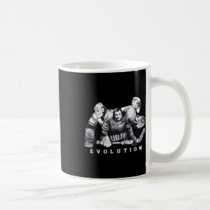 Caneca De Café Evolução do Goleiro de Hóquei Sem Máscara Máscara