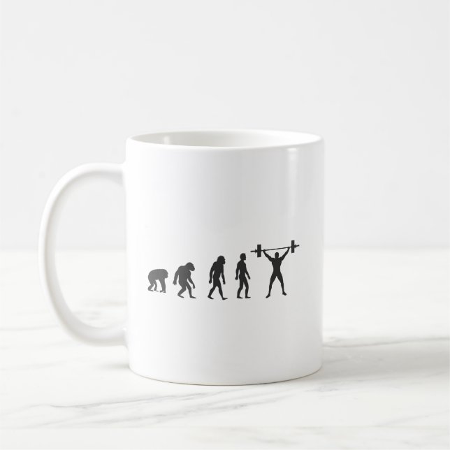 Caneca De Café Evolução do Homem (Esquerda)