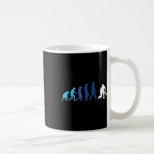 Caneca De Café Evolução do Hóquei de Campo Hóquei de Campo Indoor (Direita)