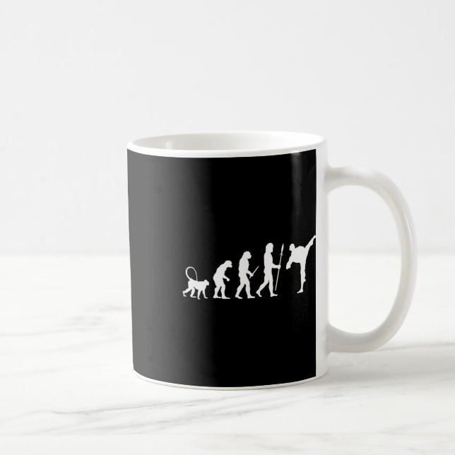 Caneca De Café Evolução do Karate (Direita)