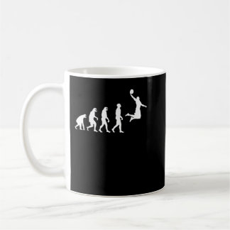 Caneca De Café Evolução do Macaco-Macaco até à Jogada de Basquete