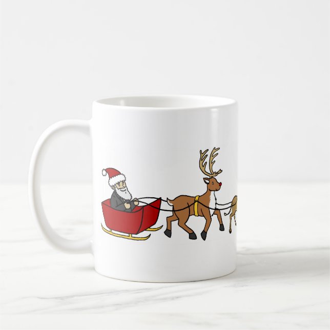 Caneca De Café Evolução do Natal (Esquerda)