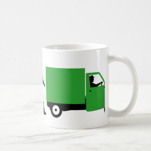 Caneca De Café Evolução of ele Piaggio Ape mini transporter