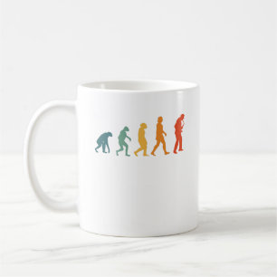 Caneca De Café Evolução Saxofônica Retro-Saxofonista