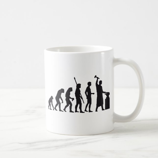 Caneca De Café evolution blacksmith (Direita)