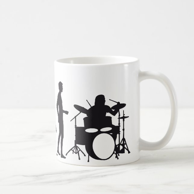 Caneca De Café evolution drummer (Direita)