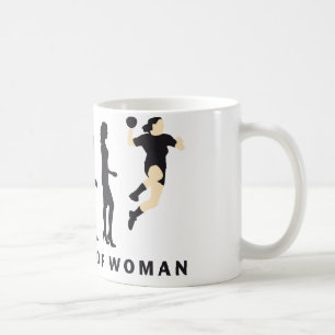 Caneca De Café evolution female handball