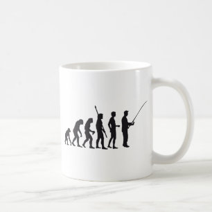 Caneca De Café evolution fishing
