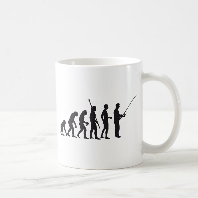 Caneca De Café evolution fishing (Direita)
