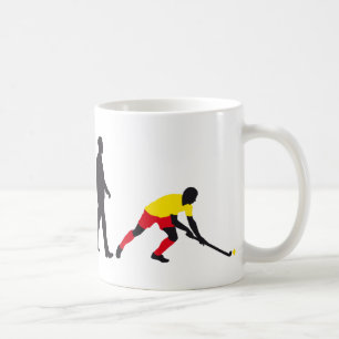 Caneca De Café evolution hockey player