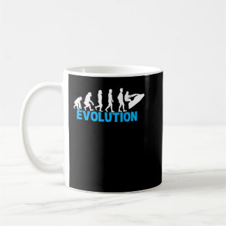 Caneca De Café Evolution Jet Ski Funny Water Sport Boating Gift