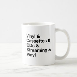 Caneca De Café Evolution of Music Mug