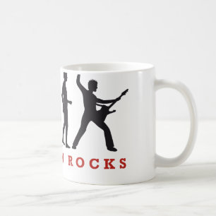 Caneca De Café evolution rocks