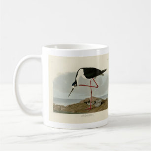 Caneca De Café Evoque de pernas compridas das Aves da América de