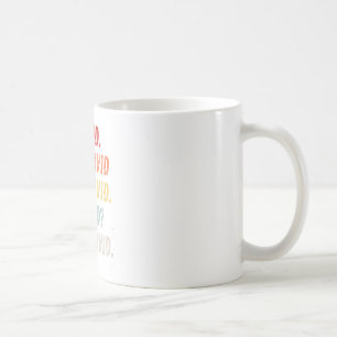 Caneca De Café Ew David Shirt Engraçado Vintage Retro Dist