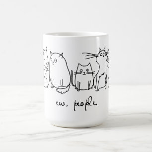 Caneca De Café Ew, Pessoas Engraçadas, Amantes De Gato