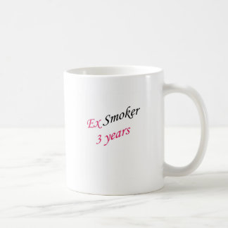 Caneca De Café ex-fumador de 3 anos